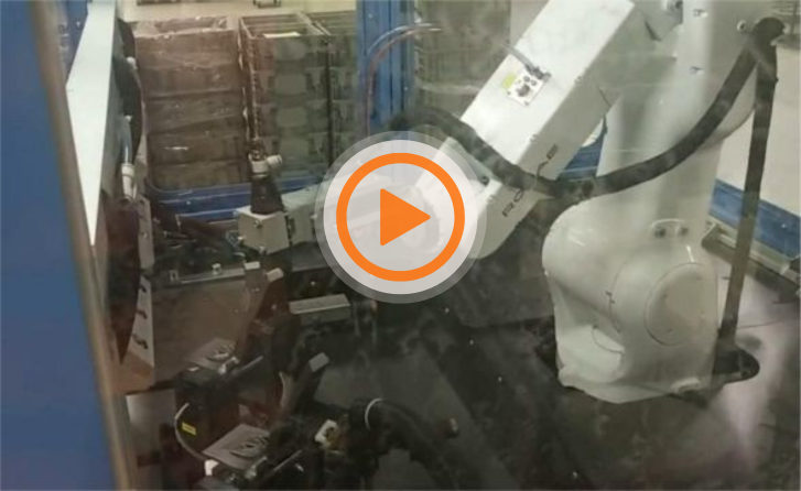 XB Robot in Steel Shift Fork Grinding