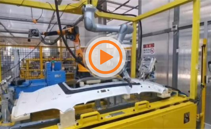 Robotic Gluing for Automotive Roof Panel